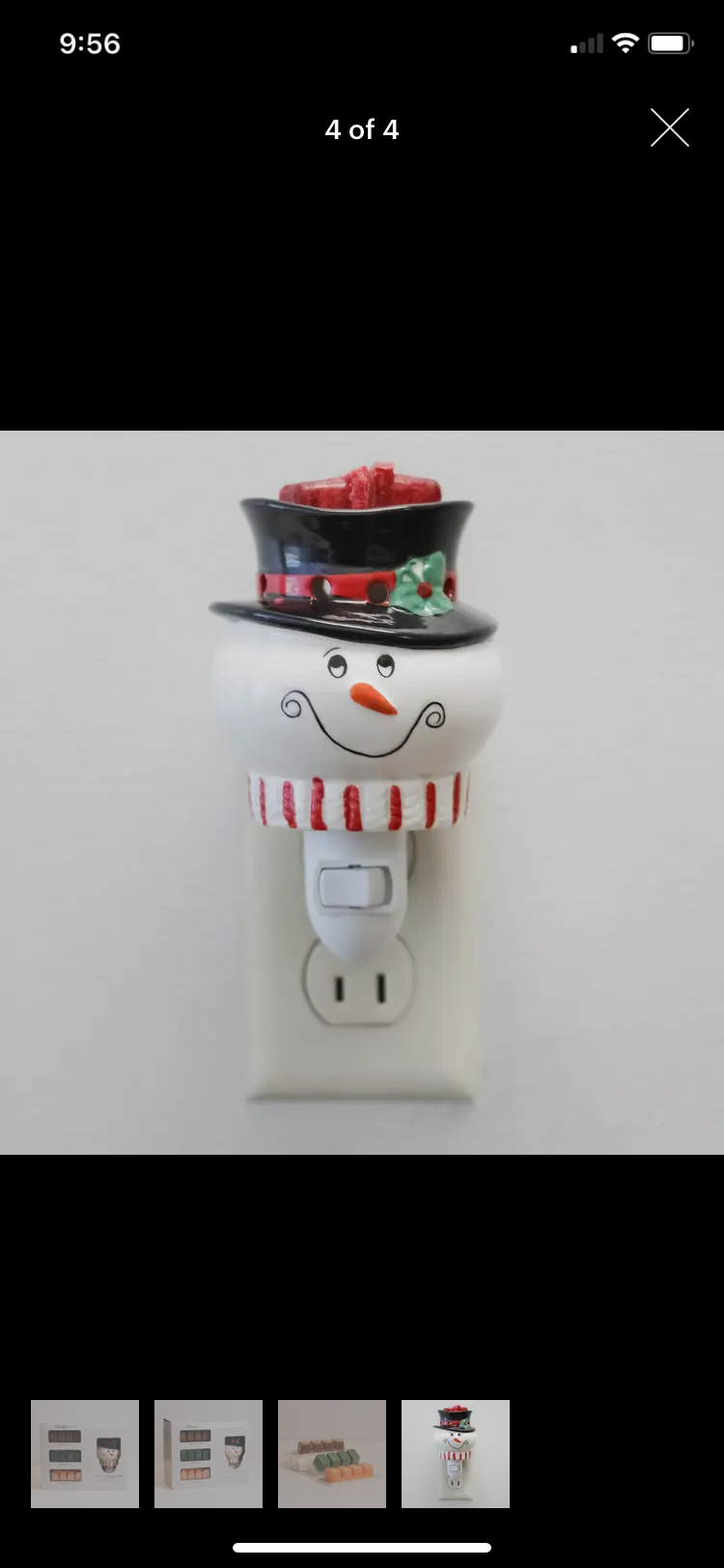 Candles, A Cheerful Giver, Snowman Plug-In Wax Warmer Gift Set