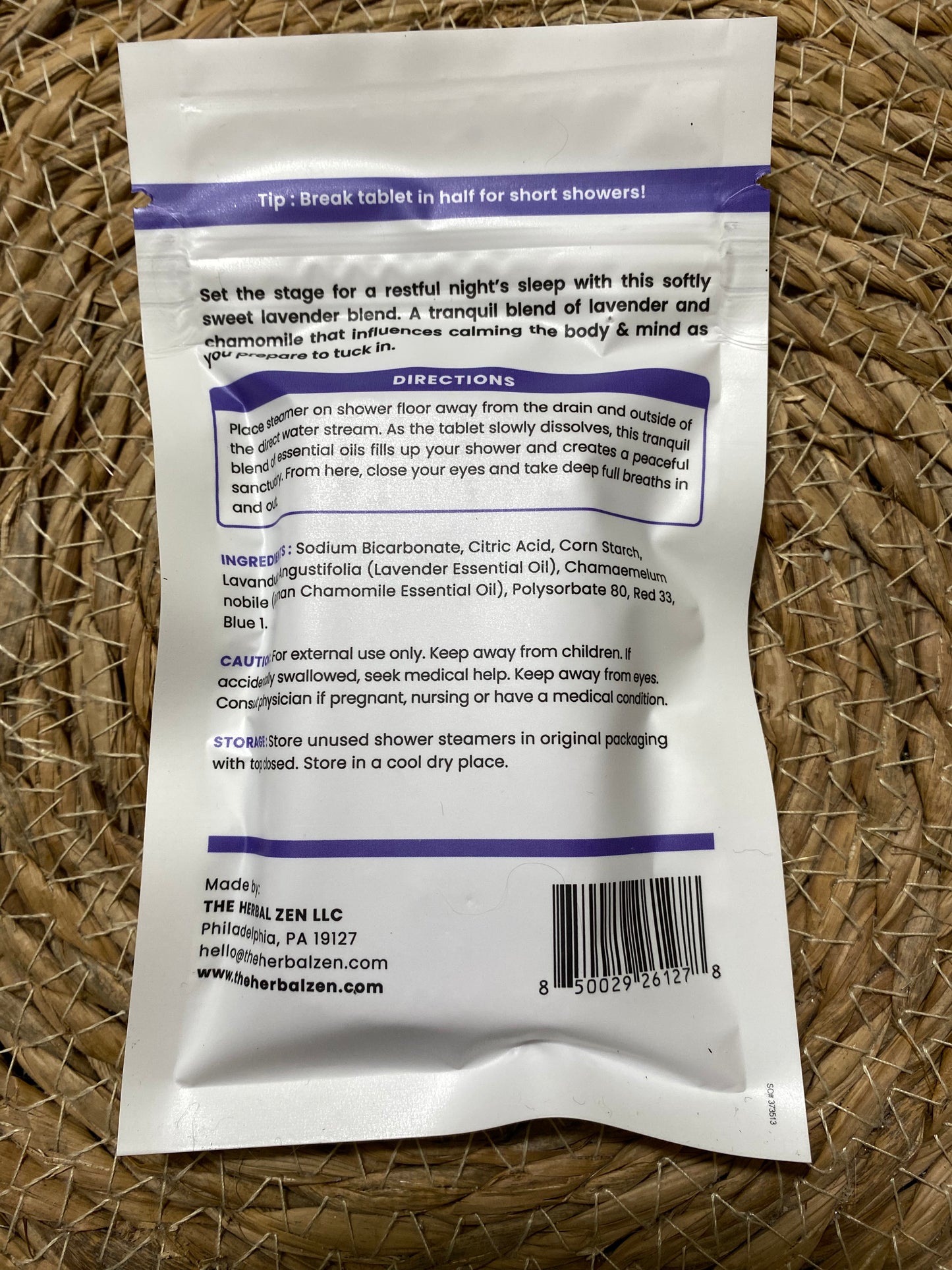 Shower Steamers, The Herbal Zen, Shower Steamers - 2ct / 1.5oz (44g)