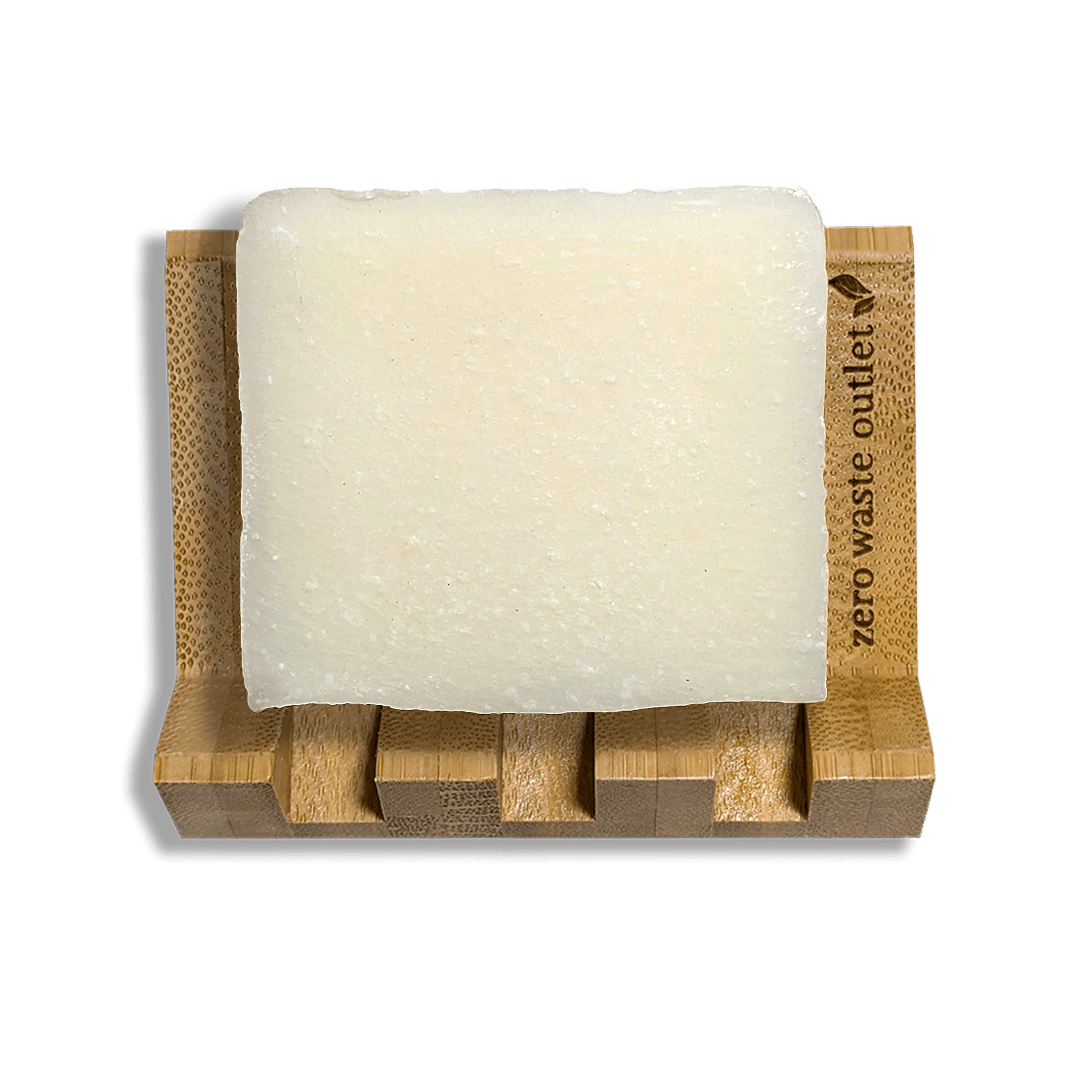 Angled Bamboo Soap Dish