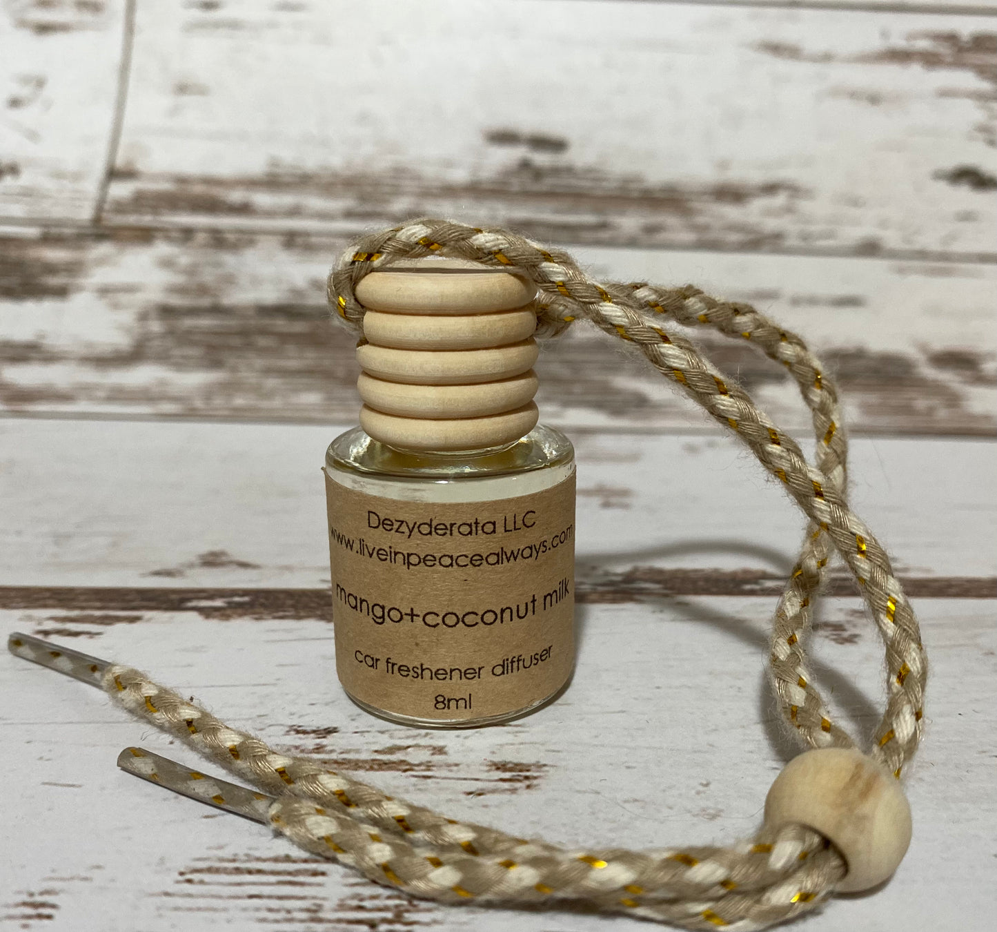 Car Freshener, Hanging Car Diffuser, Assorted Scents - 8ml