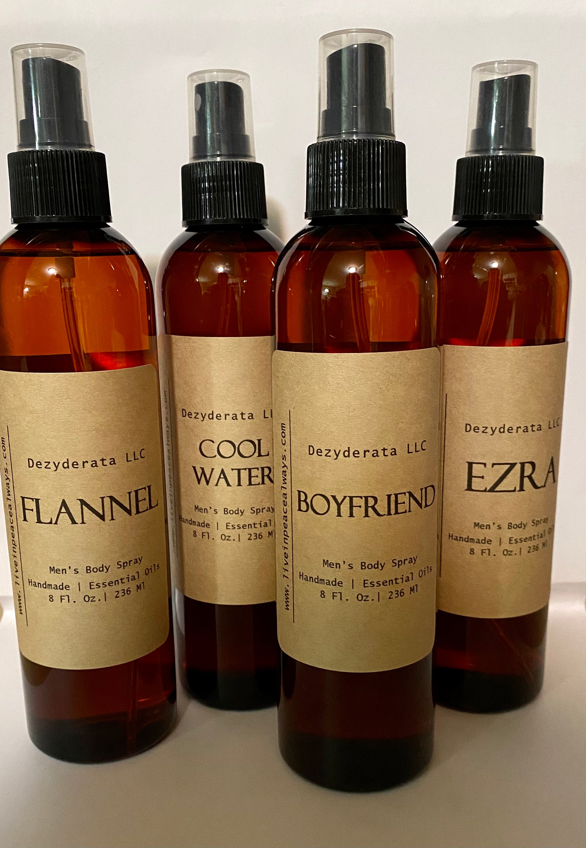 Body Spray, Handmade, Essential Oils, Men's Body Spray, Assorted Scent –  liveinpeacealways