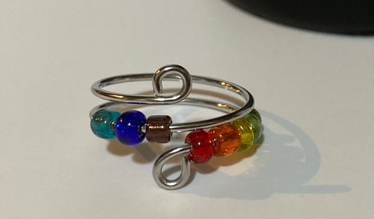 Anxiety Jewelry, Anxiety/Stress Relief Ring, one Size