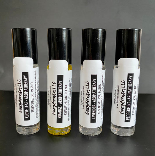 Aromatherapy, Essential Oil Roll-On, Assorted, 0.33 fl oz