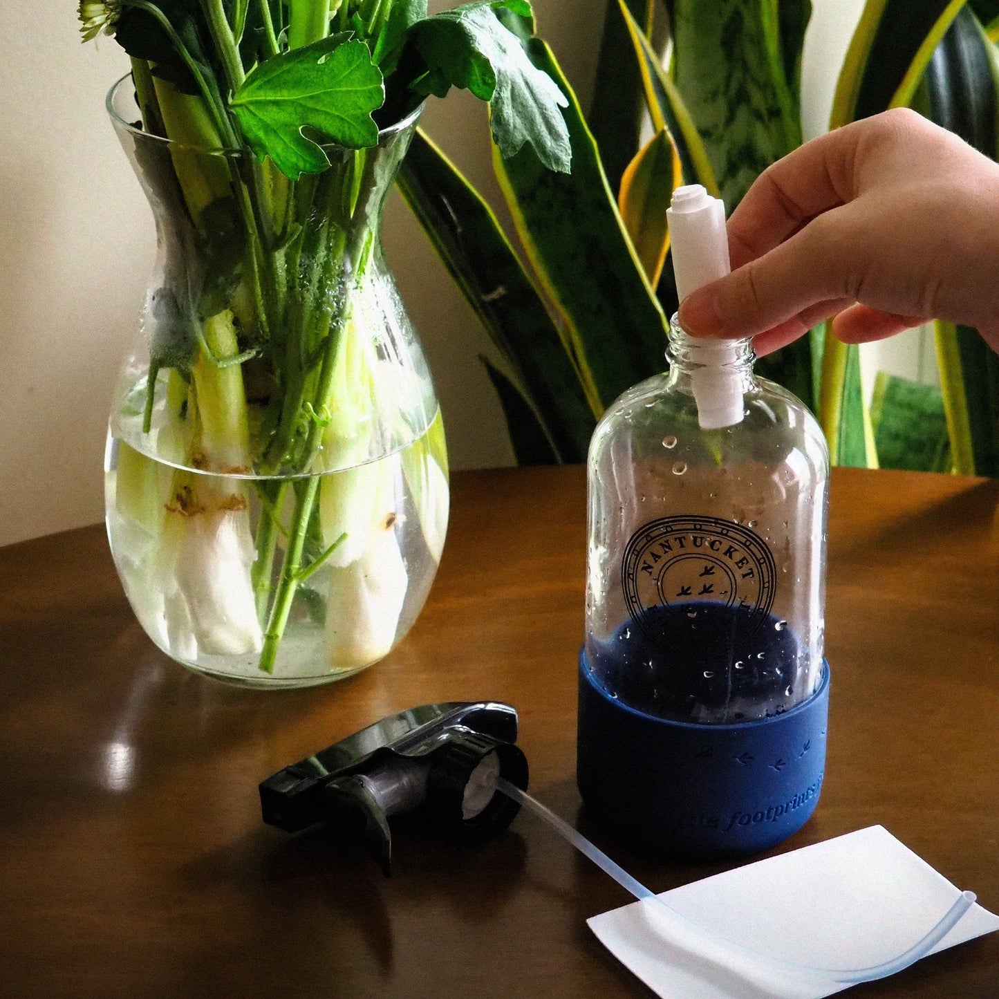 Just Add Water All-Purpose Cleaning Strips (2 Strips) + Reusable Glass Bottle