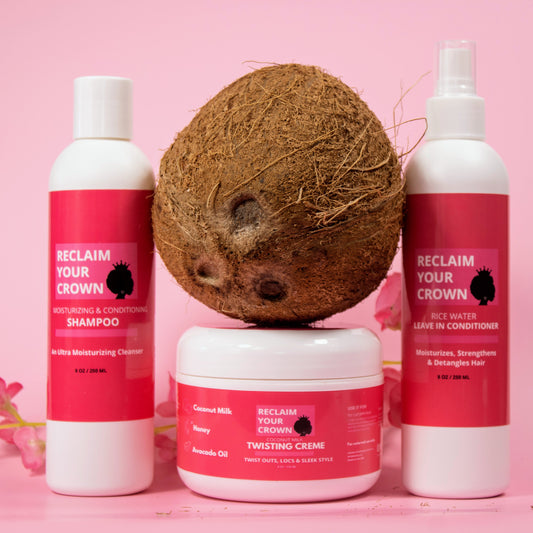 Twist N' Braid Out Bundle | Coconut Curl Cream | Curly Haircare Product Set