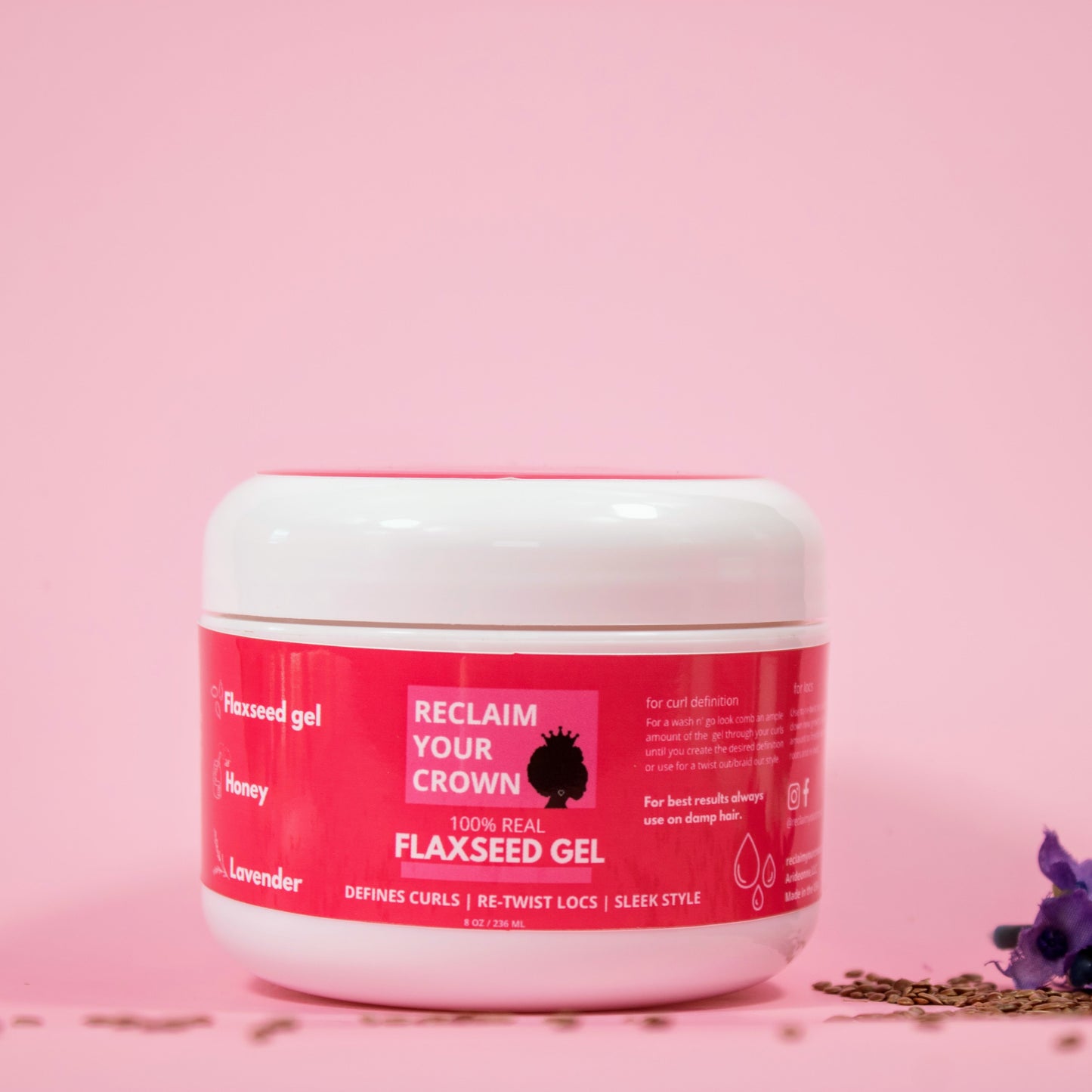 Wash N' Go Bundle | Curl Gel | Curly Haircare Set | Lavender Scent