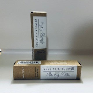 Allergy Roller, Soulistic Root Allergy Roller, Made with Essential Oils, .3 fl oz