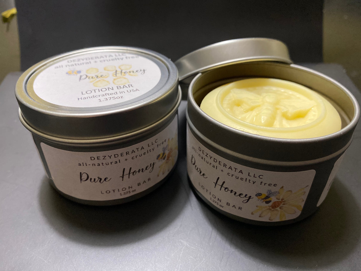 Lotion Bar, Shea Butter, Pure Honey Scent - 1.375oz