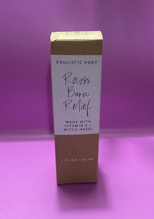 Razor Burn Relief, spray para aliviar quemaduras de raíz soulística, con vitamina E y hamamelis, 2 fl oz. 