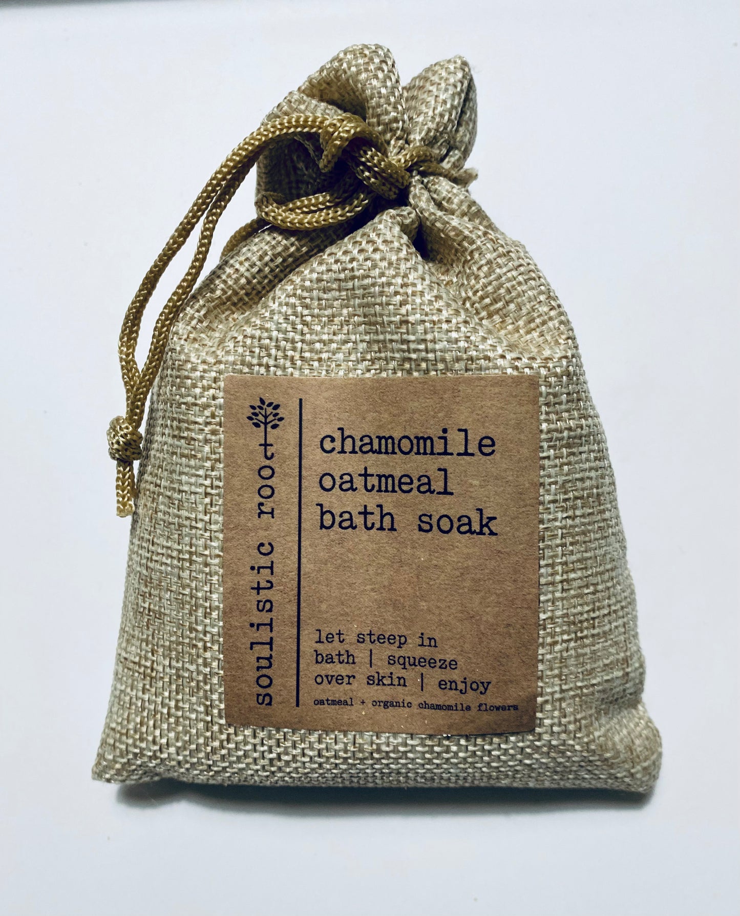 Baño en remojo, baño en remojo con avena y hierbas de raíz soulística | Té de Baño, Lavanda - Rosa - Manzanilla