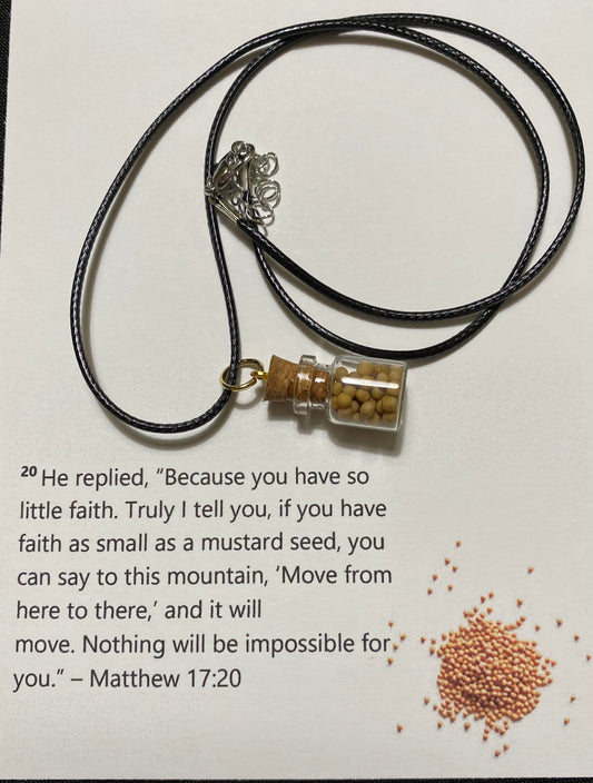 Accessories, Faith Mustard Seed Necklace - 1ct